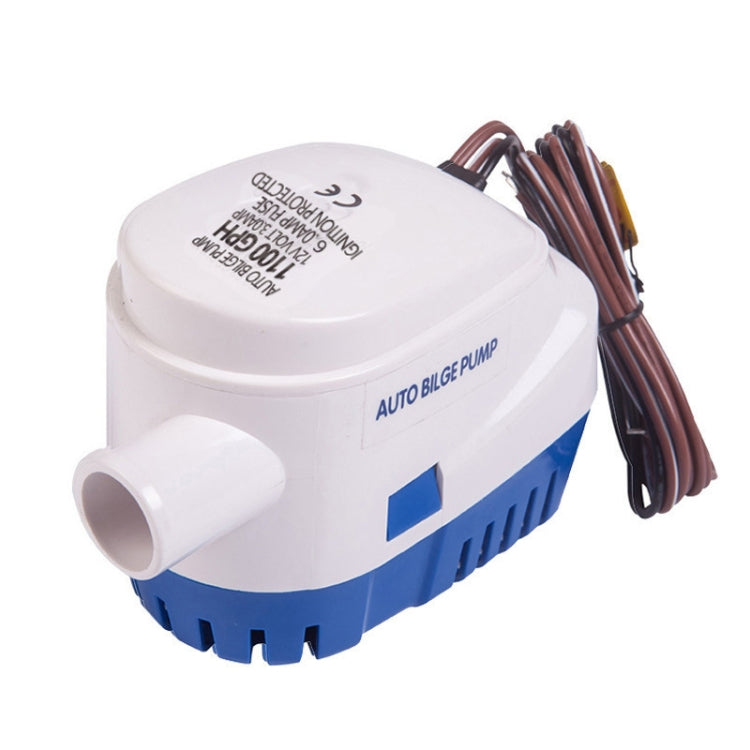 750GPH-24V Blue  Automatic Bilge Pump Submersible Water Electric Pump For Yacht Marine Boat - Marine Accessories & Parts by buy2fix | Online Shopping UK | buy2fix