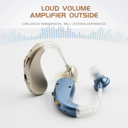 Hearing Aid Audiphones Sound Amplifier EU Plug(Golden) - Hearing Aids by buy2fix | Online Shopping UK | buy2fix