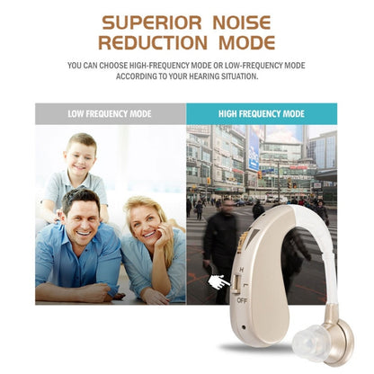 Hearing Aid Audiphones Sound Amplifier EU Plug(Golden) - Hearing Aids by buy2fix | Online Shopping UK | buy2fix