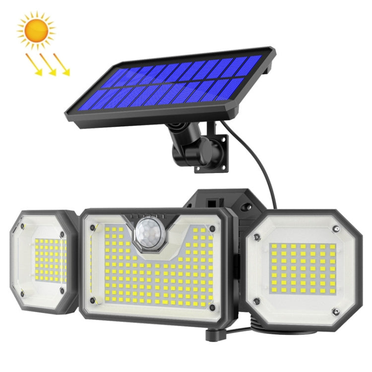 Solar Human Body Sensor Light LED Outdoor Waterproof Garden Light, Style: Split 226LED - Solar Lights by buy2fix | Online Shopping UK | buy2fix