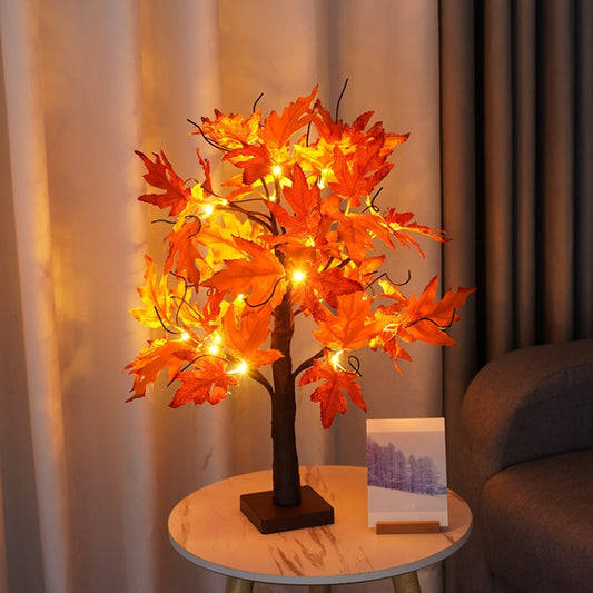 SJ-SD068 LED Maple Home Decoration Light Christmas Party Lighted Tree, Style: Detachable Base+Timing - Christmas Decoration Lamps by buy2fix | Online Shopping UK | buy2fix