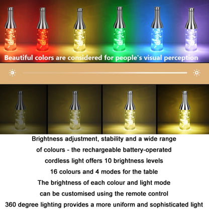 3W LED Wine Bottle Light Dazzling Night Light Decorative Night Light(RGB) - Novelty Lighting by buy2fix | Online Shopping UK | buy2fix