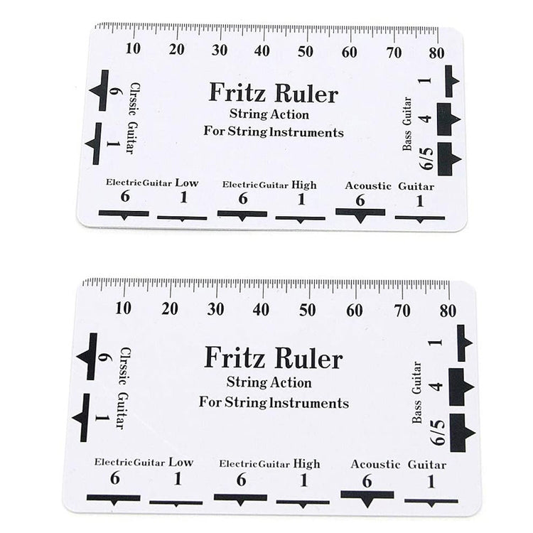 5PCS Guitar String High Ruler Guitar Repair Measuring Ruler Tools - Stringed Instruments Accessories by buy2fix | Online Shopping UK | buy2fix