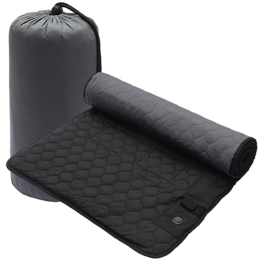 Winter USB Rechargeable Smart Seven Zone Heating  Anti-cold Sleeping Bag Pad(Black Gray) - Camping Mats by buy2fix | Online Shopping UK | buy2fix