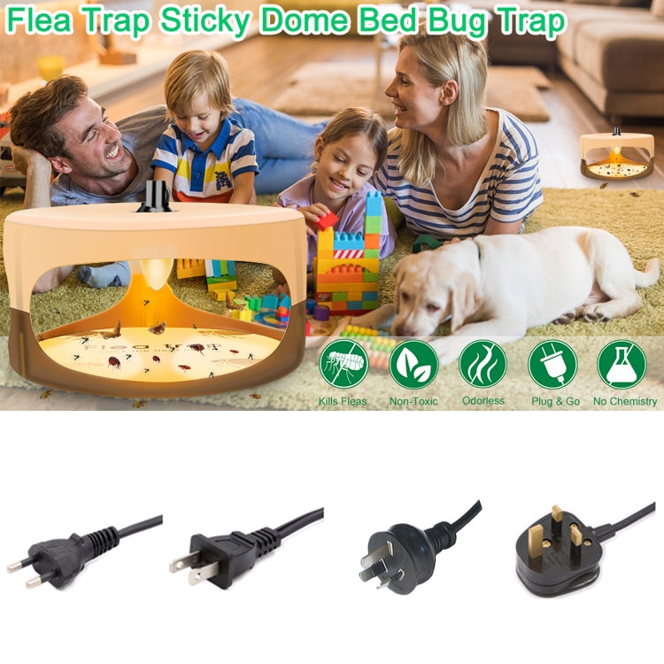 2pcs SK111 Pet Household Flea Lamp Flea Sticky Trapper Flea Capture Device(AU Plug) - Traps by buy2fix | Online Shopping UK | buy2fix