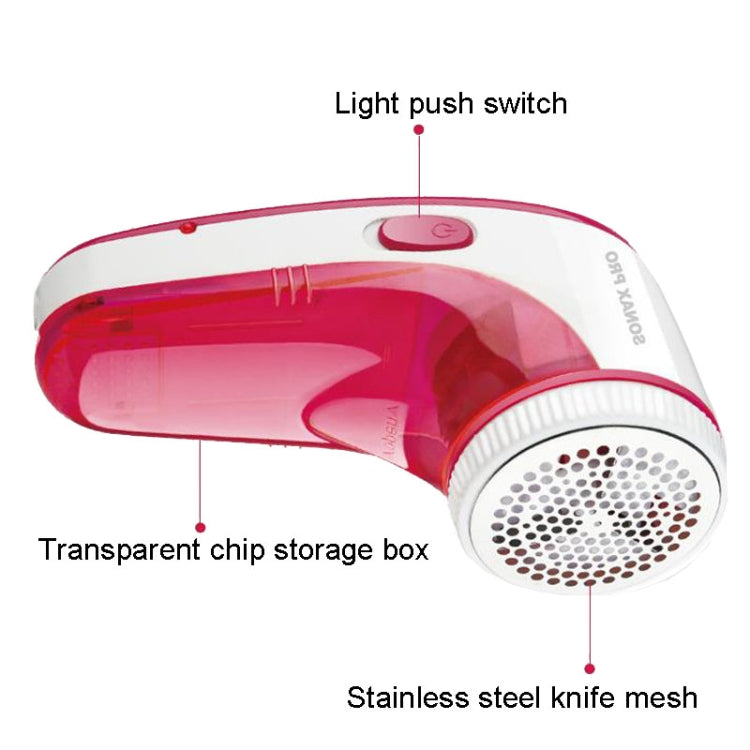 SONAX PRO SN-9955 Clothing Lint  Remover Hair Ball Prunter(Red) - Sponges, Cloths & Brushes by SONAX PRO | Online Shopping UK | buy2fix