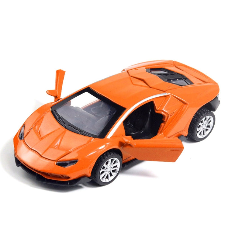 1:36 Simulation Alloy Sports Car Model Children Toy Car Baking Cake Decorative Ornament(Orange) - Model Toys by buy2fix | Online Shopping UK | buy2fix