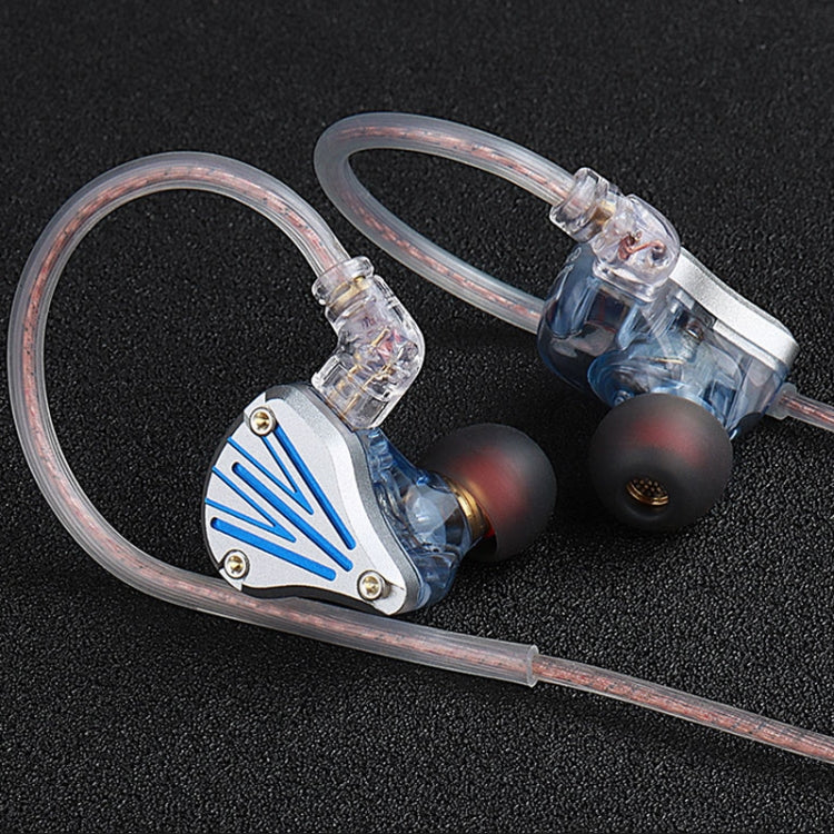 FZ In Ear Wired Cable Metal Live Broadcast Earphone, Color: Blue - In Ear Wired Earphone by FZ | Online Shopping UK | buy2fix