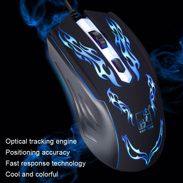 Chasing Leopard USB Illuminated Gaming Optical 1.3m Wired Mouse - Wired Mice by Chasing Leopard | Online Shopping UK | buy2fix