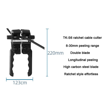 YH-G10  10-in-1 Fiber Optic Tool Kit TK-S6 Cable Knife and Stripping Kit - Lan Cable and Tools by buy2fix | Online Shopping UK | buy2fix