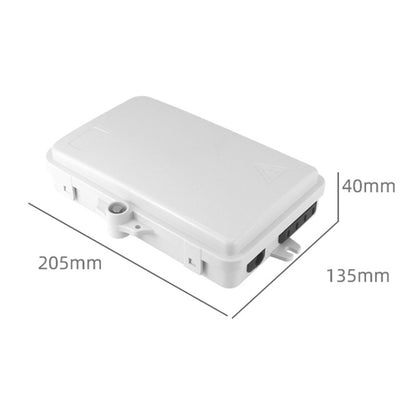 4 Core Fiber Splitter Box Wall Mounted  FTTX Distribution Box - Adapter by buy2fix | Online Shopping UK | buy2fix