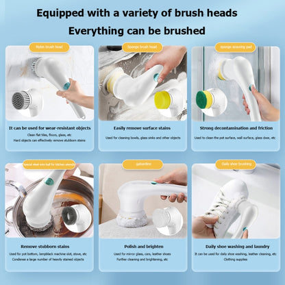 Sponge  Replace Brush Head Electric Handheld Scrubber Heads Home Washing Tools - Sponges, Cloths & Brushes by buy2fix | Online Shopping UK | buy2fix