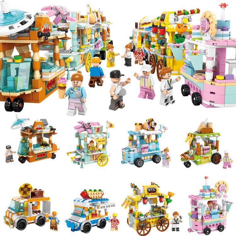 LELE BROTHER Children Assembling Mini City Street Scene Building Blocks, Style: 8537-2 Flower Shop - Building Blocks by LELE BROTHER | Online Shopping UK | buy2fix