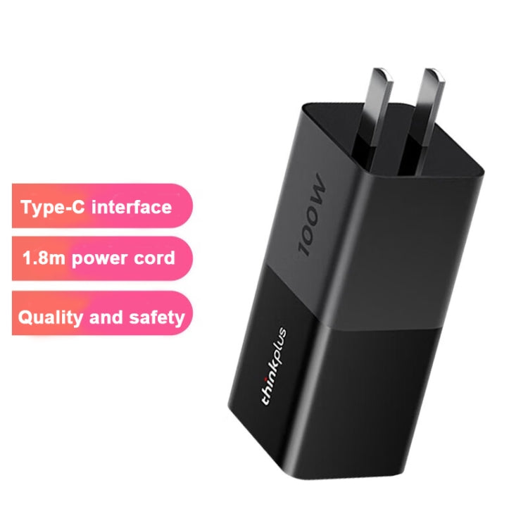 Lenovo Thinkplus 100W GaN Lipstick Power Adapter USB-C/Type-C Fast Charger,CN Plug - USB Charger by Lenovo | Online Shopping UK | buy2fix