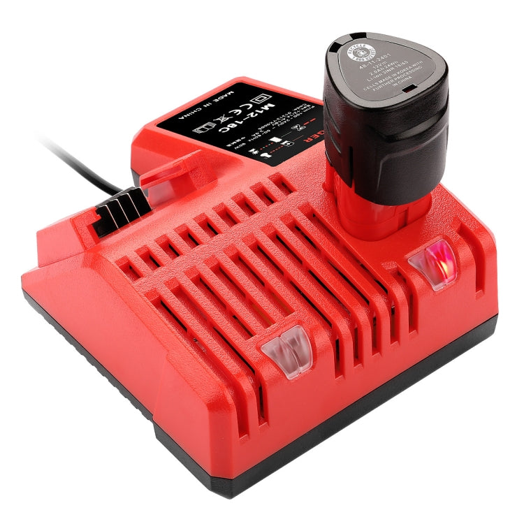 M12-18C For Milwaukee 18V Power Tools Battery Charger, Plug: EU - Electric Saws & Accessories by buy2fix | Online Shopping UK | buy2fix