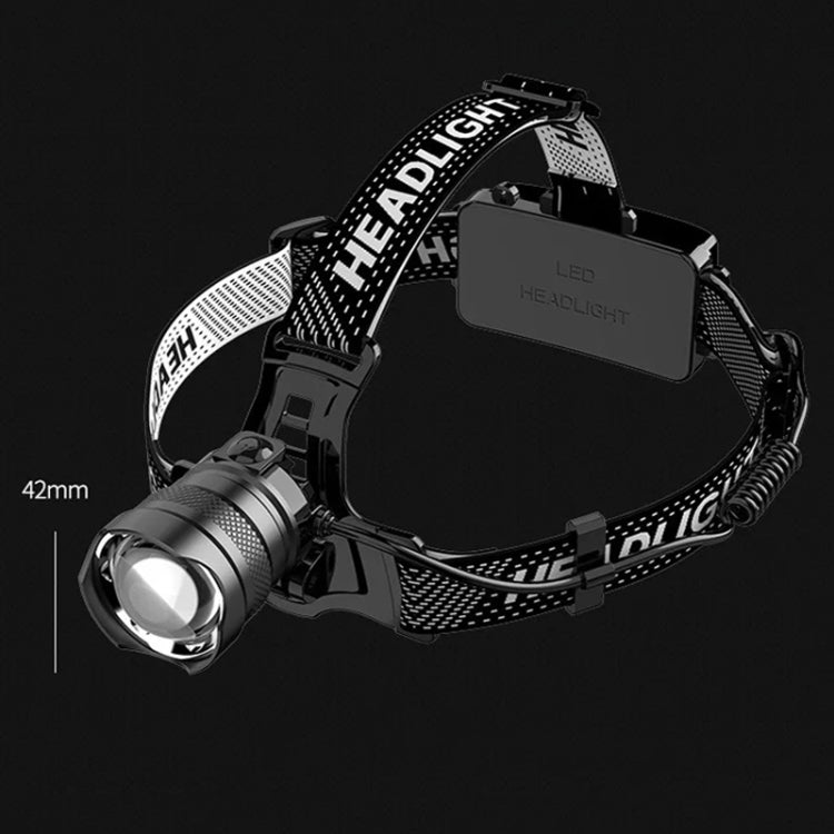 V103 P50 Outdoor Retractable Zoom Headlamp Waterproof Searchlight without Battery, Style: Sensor Model - Headlamp by buy2fix | Online Shopping UK | buy2fix