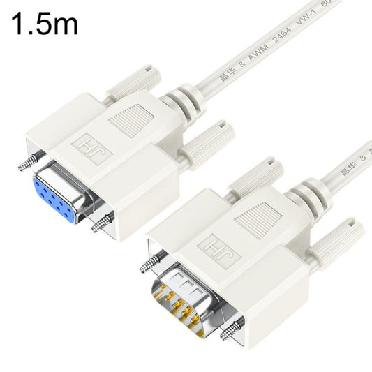 JINGHUA B110 Male To Female DB Cable RS232 Serial COM Cord Printer Device Connection Line, Size: 1.5m(Beige) - RS485 / RS232 Series by JINGHUA | Online Shopping UK | buy2fix