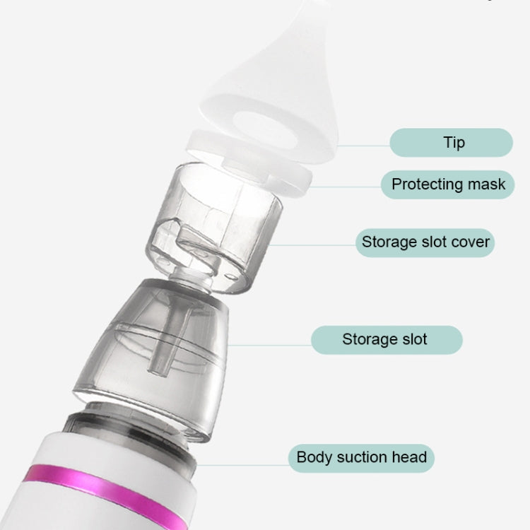 USB Charging Baby Snot Cleaner Electric Nasal Aspirator(White Purple) - Baby Care by buy2fix | Online Shopping UK | buy2fix