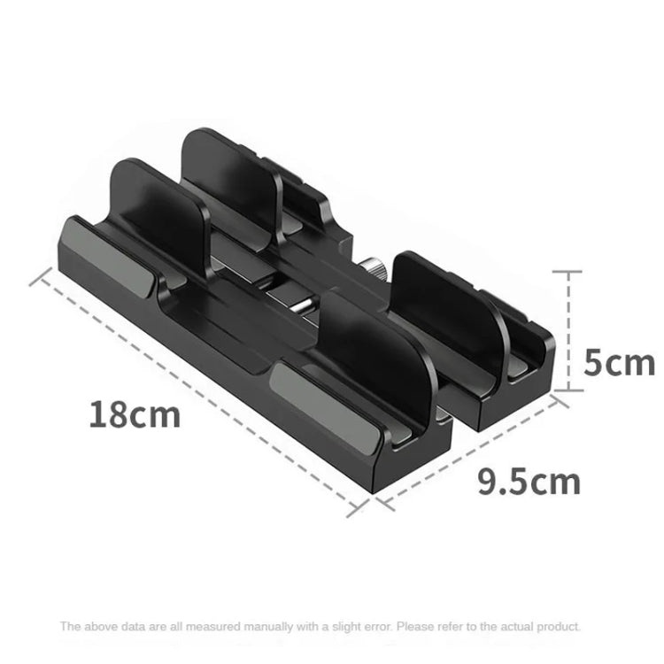 Dual-Purpose Laptop Vertical Stand Storage Rack Desktop Heightening Cooling Base(White) - Laptop Stand by buy2fix | Online Shopping UK | buy2fix