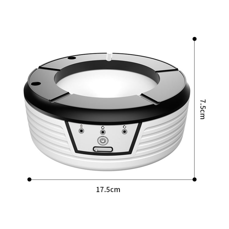 Inductive Automatic Flushing Ashtray Purifies The Air and Removes Cigarette Smell(White) - Cigarette Box & Ashtrays by buy2fix | Online Shopping UK | buy2fix