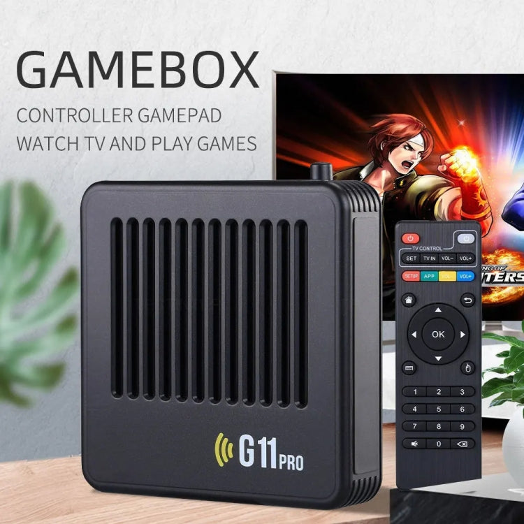 G11 PRO Game Machine TV Box Dual System HDMI HD 4K Retro Arcade, Style: 128G+Charging Handle - Pocket Console by buy2fix | Online Shopping UK | buy2fix