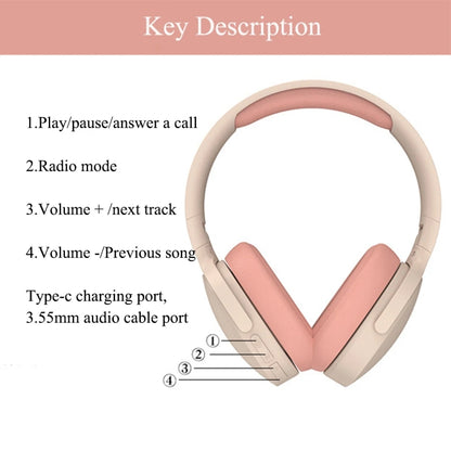 SOYTO P2961 Wireless Sports Bluetooth Headset Universal Noise Reduction Mobile Gaming Headset(Pink) - Headset & Headphone by SOYTO | Online Shopping UK | buy2fix