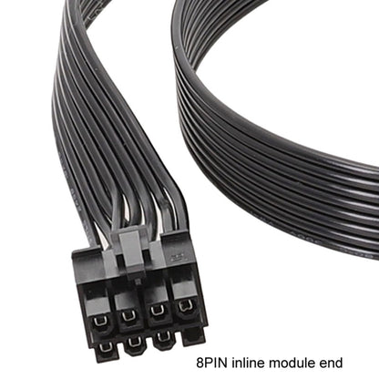 50cm For Corsair 18AWG Flat Cable Power Module Cable Graphics Card Module Cable 8Pin To 8Pin 6+2(Block Type) - Power Cord by buy2fix | Online Shopping UK | buy2fix