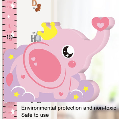 3D Height Paste Children Height Measurement Ruler Magnetic Suction Cartoon Wall Stickers Can Be Removed(Elephant Sticker Model) - Sticker by buy2fix | Online Shopping UK | buy2fix