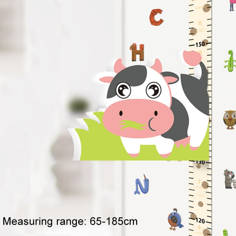 3D Height Paste Children Height Measurement Ruler Magnetic Suction Cartoon Wall Stickers Can Be Removed(Elephant Sticker Model) - Sticker by buy2fix | Online Shopping UK | buy2fix