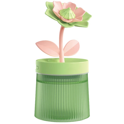 Flower Spray Hhydrating Colorful Atmosphere Light USB Aromatherapy Humidifier, Color: Gardenia Green - Air Purifiers & Accessories by buy2fix | Online Shopping UK | buy2fix