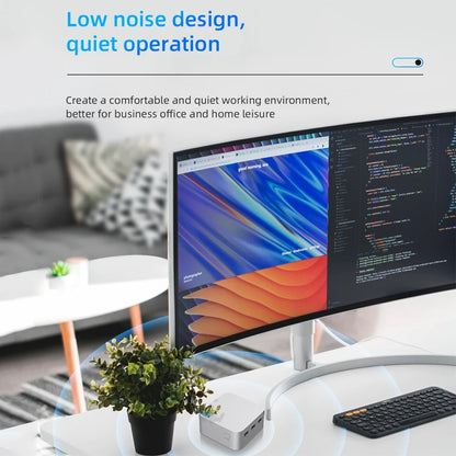 T8Plus Alder Lake-N100 4K Dual Band WIFI Bluetooth Office Game Portable Mini PC, Spec: 16G 512G EU Plug - Windows Mini PCs by buy2fix | Online Shopping UK | buy2fix