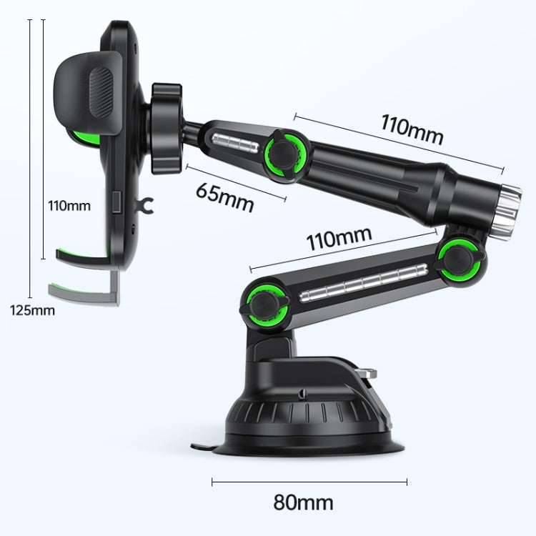 Car Windscreen Dashboard Suction Cup Phone Holder, Color: Regular Green - Car Holders by buy2fix | Online Shopping UK | buy2fix