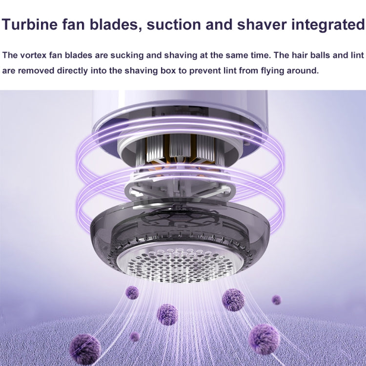 Electric Hair Ball Trimmer Household Hair Removal Ball Tool Shaver, Color: Digital-Purple - Sponges, Cloths & Brushes by buy2fix | Online Shopping UK | buy2fix