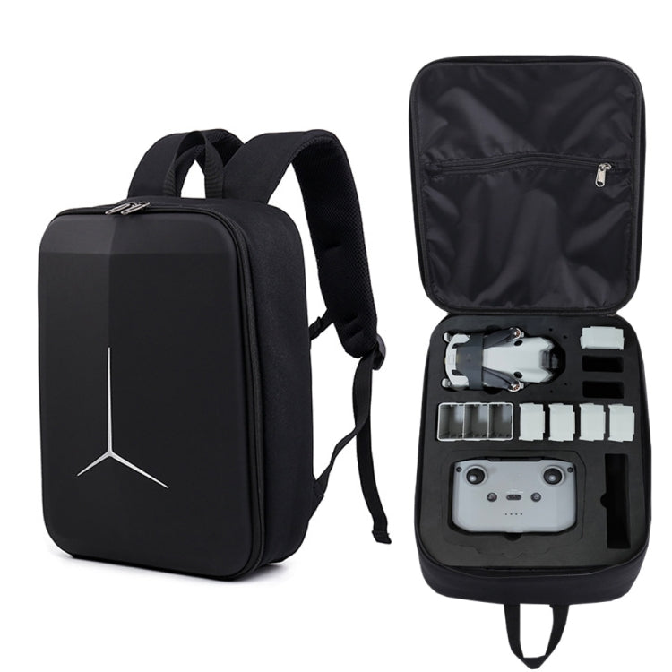 For DJI  Mini 4 PRO Backpack EVA Hard Shell Storage Bag(Black) - Backpacks & Bags by buy2fix | Online Shopping UK | buy2fix