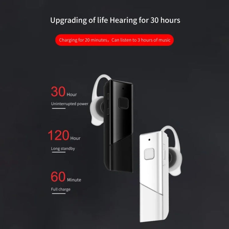 40 Languages Instant Real-Time Translation Smart Wireless BT5.0 Translation Earphone(White) -  by buy2fix | Online Shopping UK | buy2fix