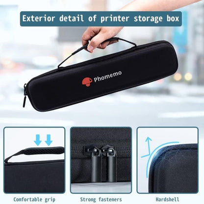 Phomemo Portable Storage Bag For M08F / P831 Printer(Black) - Printer Accessories by Phomemo | Online Shopping UK | buy2fix