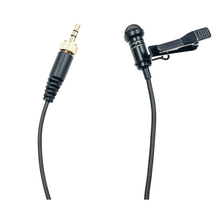 3.5mm Straight Internal Thread Plug Wireless Transmitting Lavalier Microphone, Length: 3m(Sponge Cover) - Microphone by buy2fix | Online Shopping UK | buy2fix