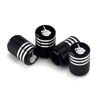 2pcs Auto Tire Laser Skull Valve Cap - Tire Valve Caps by buy2fix | Online Shopping UK | buy2fix