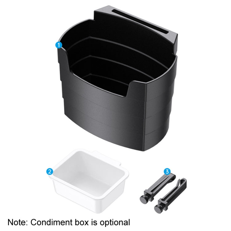 Car-Mounted French Fries Cup Holder Storage Box Multifunctional Trash Can, Model: SD-1019 - Stowing Tidying by buy2fix | Online Shopping UK | buy2fix