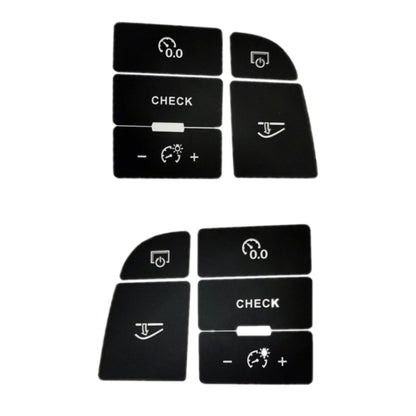 For Audi A6/A6L 2005-2011 Central Control Button Repair Sticker(For Right Driving) - Decorative Sticker by buy2fix | Online Shopping UK | buy2fix