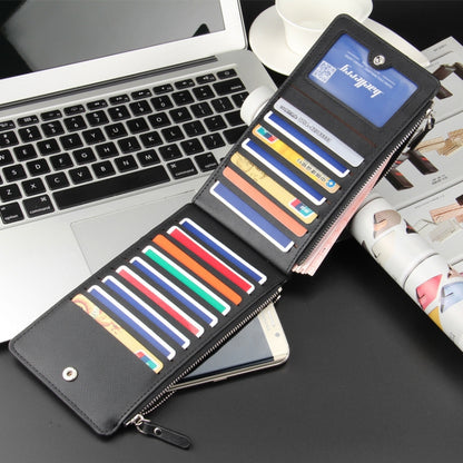 Baellerry CA013 Casual Multi-card Slot Long Wallet Multifunctional Ultra-thin Card Holder(Coffee) - Wallets by Baellerry | Online Shopping UK | buy2fix