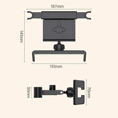 SD-1508D Car Dining Table Rear Foldable Storage Rack Computer Stand - Stowing Tidying by buy2fix | Online Shopping UK | buy2fix