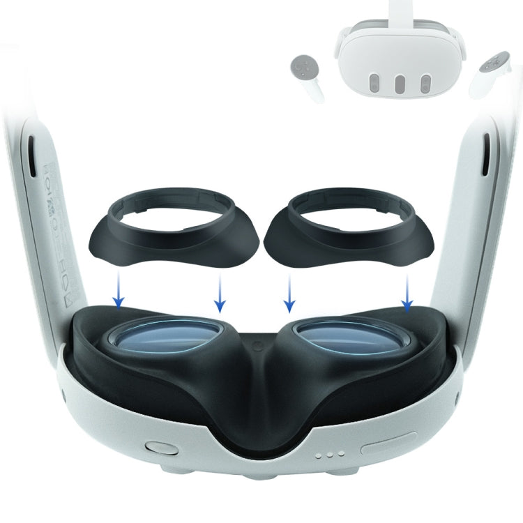 For Meta Quest 3 VR Glasses Lens Protector Frame to Prevent Your Glasses from Scratching VR Lenses - VR Accessories by buy2fix | Online Shopping UK | buy2fix