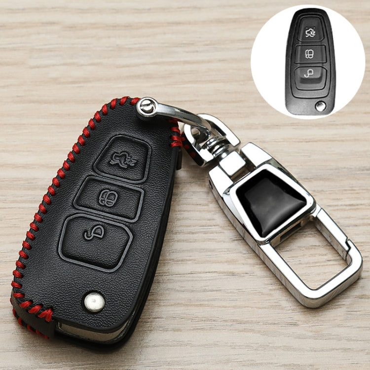 For Ford Car Key Cover Keychain Anti-lost Number Plate, Style: D - Car Key Cases by buy2fix | Online Shopping UK | buy2fix