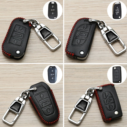 For Citroen Car Key Cover Multifunctional Keychain Anti-lost Number Plate(C) - Car Key Cases by buy2fix | Online Shopping UK | buy2fix