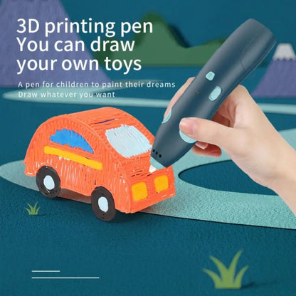USB Charging Low-Temperature Wireless Graffiti Printing Pen Set Children DIY 3D Painting Pen(Pink) - 3D Printer by buy2fix | Online Shopping UK | buy2fix