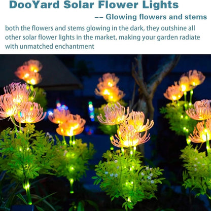 Solar Garden Decorative Lights LED Outdoor Glowing Petals Waterproof Ground Plug Ambient Lights(Flowers) - Solar Lights by buy2fix | Online Shopping UK | buy2fix