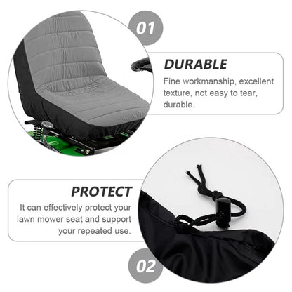 Heavy-Duty Agricultural Vehicle Lawn Mower Seat Dust Cover, Size: 15 Inch - Seat Accessories by buy2fix | Online Shopping UK | buy2fix