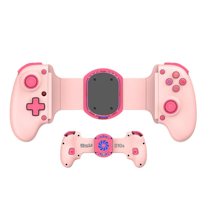 BSP-D10S Wireless Stretch Game Controller With Heat Dissipation Fan for Switch / Android / IOS / PC / PS3 / PS4(Pink) - Controller Gamepad by buy2fix | Online Shopping UK | buy2fix