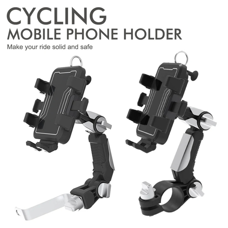 Motorcycle Bicycle Outdoor Cycling Navigation Phone Holder, Style: Handlebage Bracket - Holder by buy2fix | Online Shopping UK | buy2fix